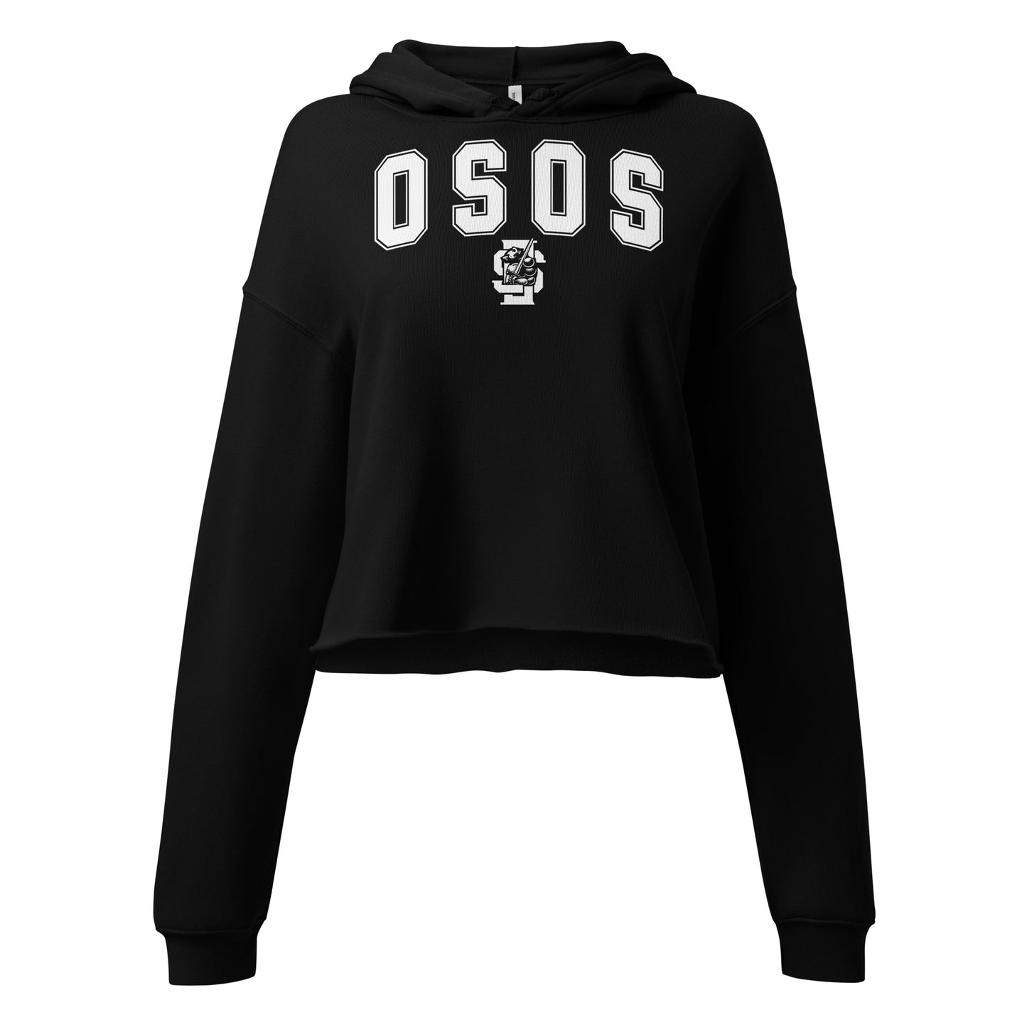 Womens Varsity Crop Hoodie